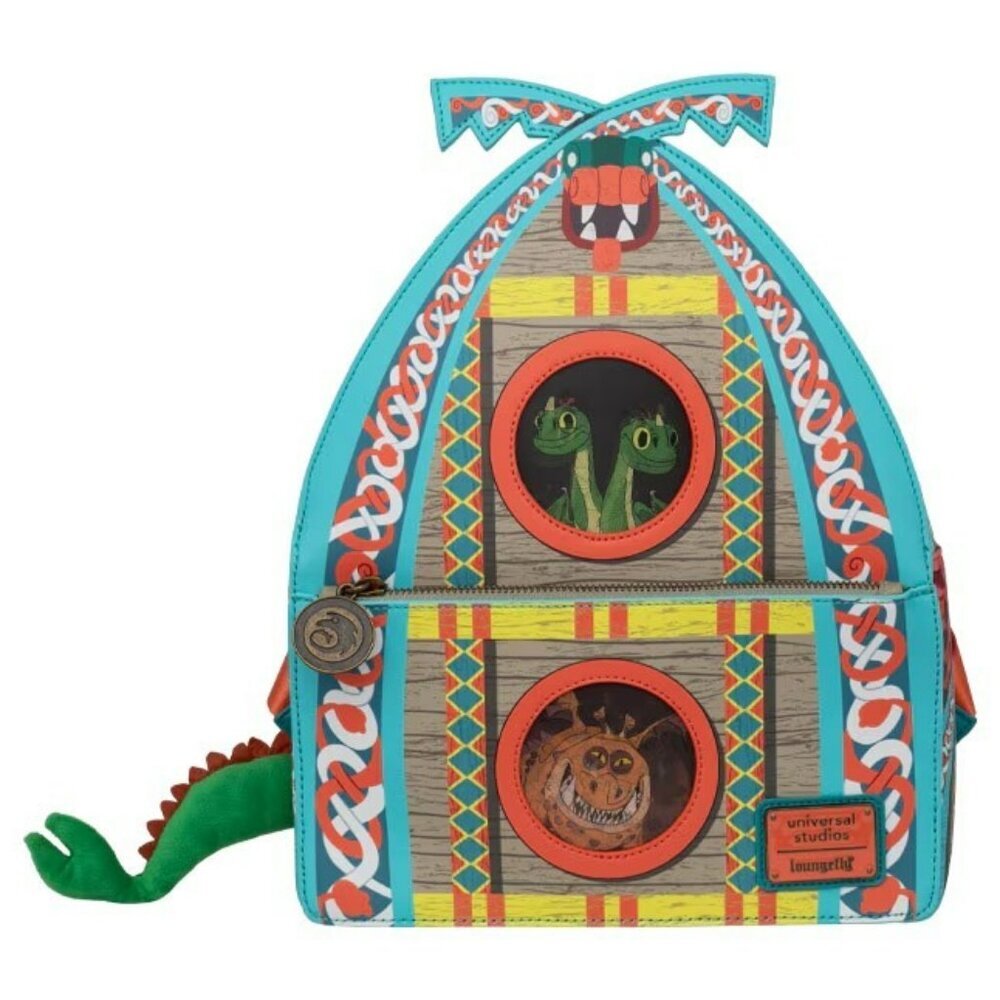 Loungefly Disney How To Train Your Dragon, Dragon House Mini Backpack NWT​